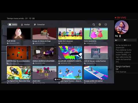 Transmisión de PS4 en directo de naiara297 roblox