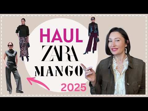 Try On HAUL ZARA, Mango con la Nueva Temporada 2025 / Outfits diarios fáciles de recrear