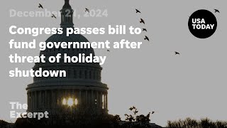 Congress passes bill to fund government after threat of holiday shutdown | The Excerpt