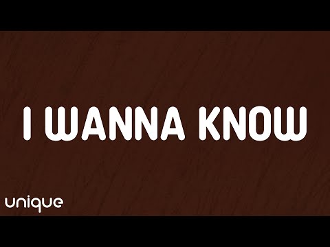 Joe - I Wanna Know (Lyrics)