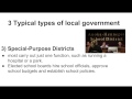 Local Government Systems and Functions