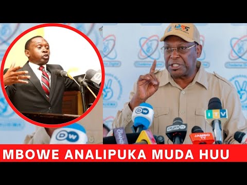 🔴LIVE : MBOWE KACHOKA KUVUMILIA ANAWEKA MAMBO YOTE WAZI MUDA HUU.