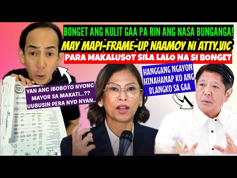 MARCOS IPINILIT PA RIN na WALANG BLANGKO sa GAA ang KULIT/MAY MAPI-FRAME UP NAAMOY ni ATTY. VIC!