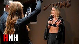 Olympic Champion Keely Hodgkinson Shows Incredible Abs at NikeSKIMS Paris Launch