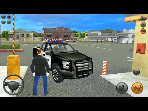 Sheriff Officer Patrolling In Pickup - Police Car Simulator #27 - Android Gameplay