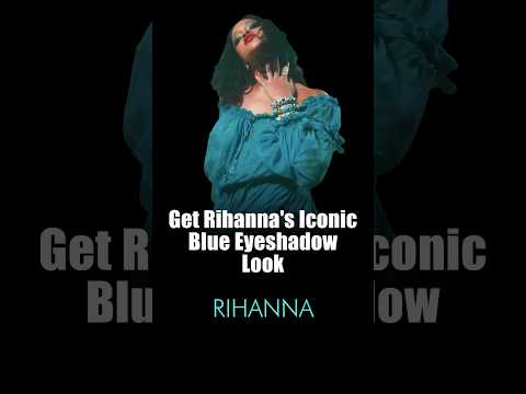 Get Rihanna’s iconic blue eyeshadow look from the Wild Thoughts music video. Products Link in Bio.