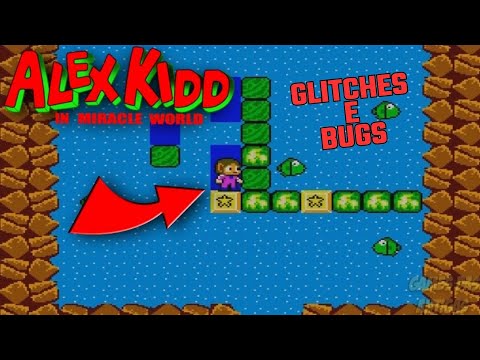 Todos os GLITCHES e BUGS do ALEX KIDD