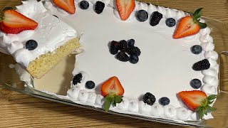 PASTEL DE 3 LECHES! La receta más rica, esponjoso y sabroso.