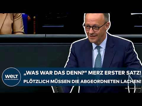 MERZ: Satter Konter auf Scholz! Gleich mit seinem ersten Satz bringt er die Abgeordneten zum Lachen!