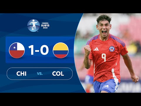 CHILE vs. COLOMBIA [1-0] | RESUMEN | CONMEBOL SUB 15 | FASE DE GRUPOS