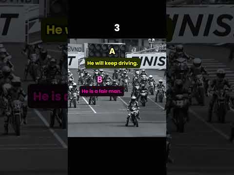 This driver was too polite for someone doing a jump start in the race