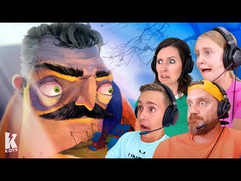 Try not to JUMP in Hello Neighbor 3 (Family Challenge)