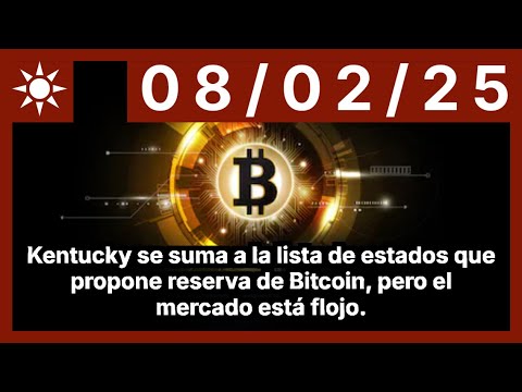 Kentucky se suma a la lista de estados que propone reserva de Bitcoin, pero el mercado está flojo.