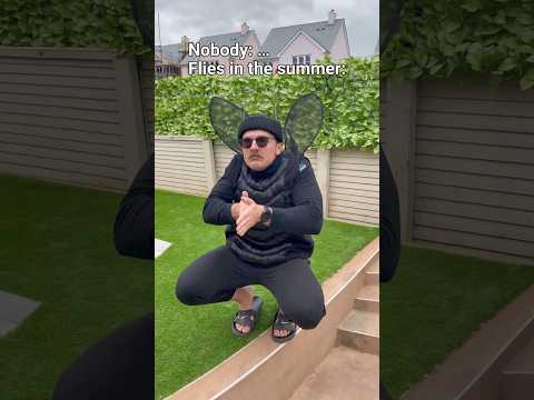 Nobody… Flies every summer:🕺🕺💨  #summer #comedy #british #sketch #relatable #original #funny #lol