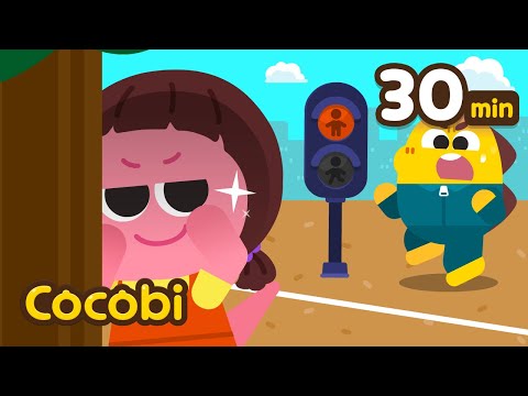Pare na luz vermelha!😉🚦 | Canções para Crianças | Cocobi