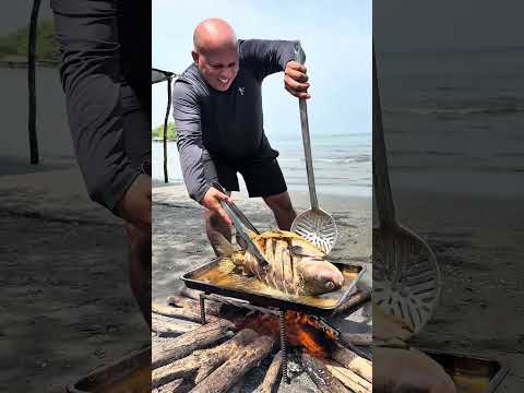 Pescado de 4 kilos frito #viralvideo #fishing #fish