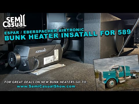 Peterbilt 589 - Bunk Heater Install "HOW TO"