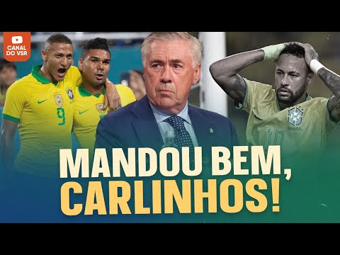 ANCELOTTI CONVOCA BEM E ACERTA SEM NEYMAR AGORA