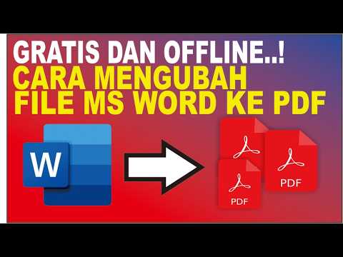 Cara Cepat Mengubah File Word Ke PDF