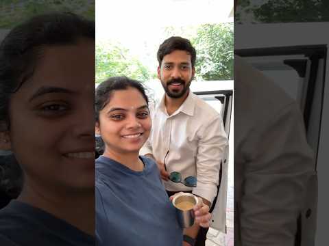 Dilip first day of office #minivlog #telugu #teluguvlogs #coupleshorts #couplethings #couple