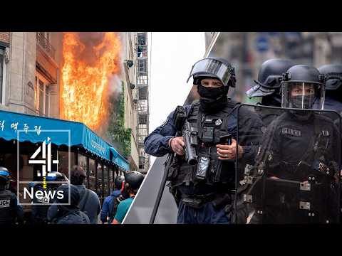 YouTube video thumbnail: France Protests: Hundreds Arrested as New PM Takes Office