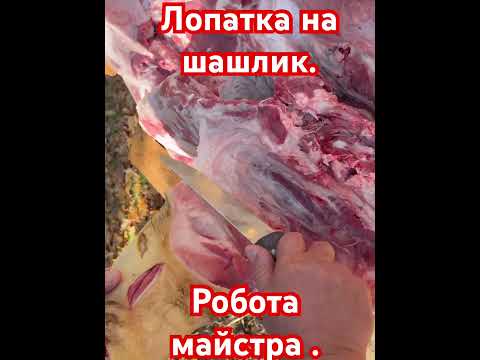 Лопатка саме краще на шашлик.