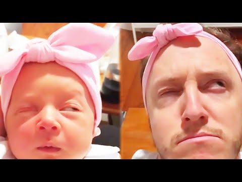 Priceless Baby Reactions When Playing With Daddy - Funny Baby Video || Cool Peachy🍑