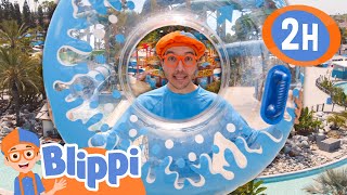 Blippi's WILD Water Park Adventure! | Blippi and Meekah Best Friend Adventures | Educational Videos