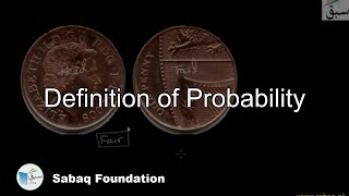 Definition of Probability