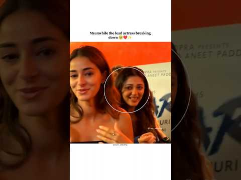she got super emotional ๐ฅนโคโจ #bollywood #saiyaara #ahaanpanday #aneetpadda #love #shorts #edit