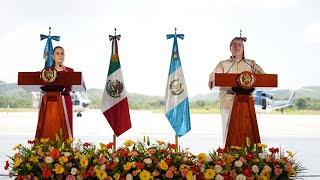Encuentro bilateral México-Guatemala, mensaje a medios de comunicación. Petén, Guatemala