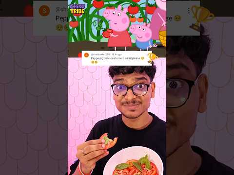 let's make Tomato salad from Peppa pig 🥗🍅