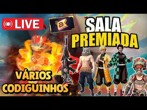 ⚠️ PAI CACIQUE - LIVE ON ⚠️ SALINHAS PREMIADAS - CODIGUINHO DEMON SLAYER - SCAR MEGALODONTE !!