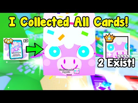 I Collected All Cards And Hatched Rarest Titanic Cupcake Pegasus In Pet Simulator 99!