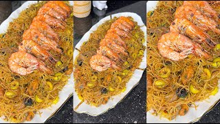 جيبي الشعرية الصينية  واجي نحضرو الذ وجبة غداء او عشاء  اقتصادية سريعة و لذيذة  بذوق السمك بدون سمك😋
