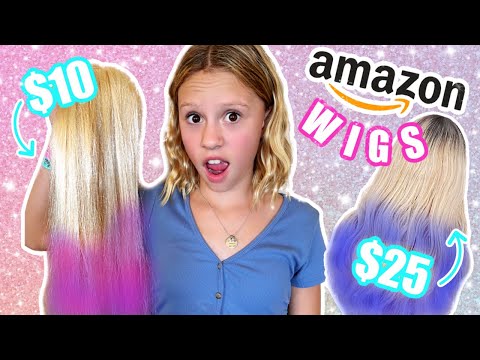 Testing Amazon Wigs! Dying and Styling Disaster!