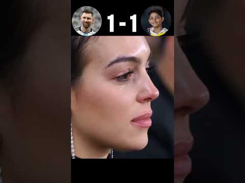 Ronaldo Jr vs Messi 😱🔥 football amazing match 😱 #ronaldo #shorts