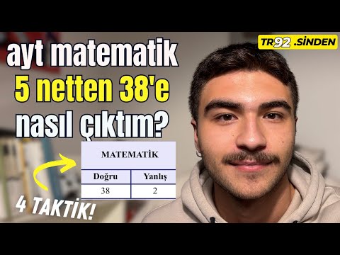 🔥AYT MATEMATİK FULLETECEK 4 STRATEJİ! #yks2025 #ayt #tyt #derecehocam