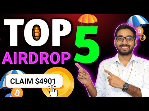 Top 5 Crypto Airdrop | Top 5 Telegram Tap Mining Airdrop | Best Free Crypto Mining Apps