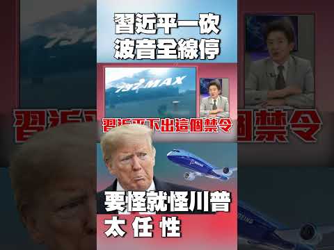 習近平一砍「波音全線停」!要怪就怪川普太任性|他警告「美要確定內」:繼續跟中國鬥下去受傷的…#獨家觀點 #環球大戰線 @globalnewstw
