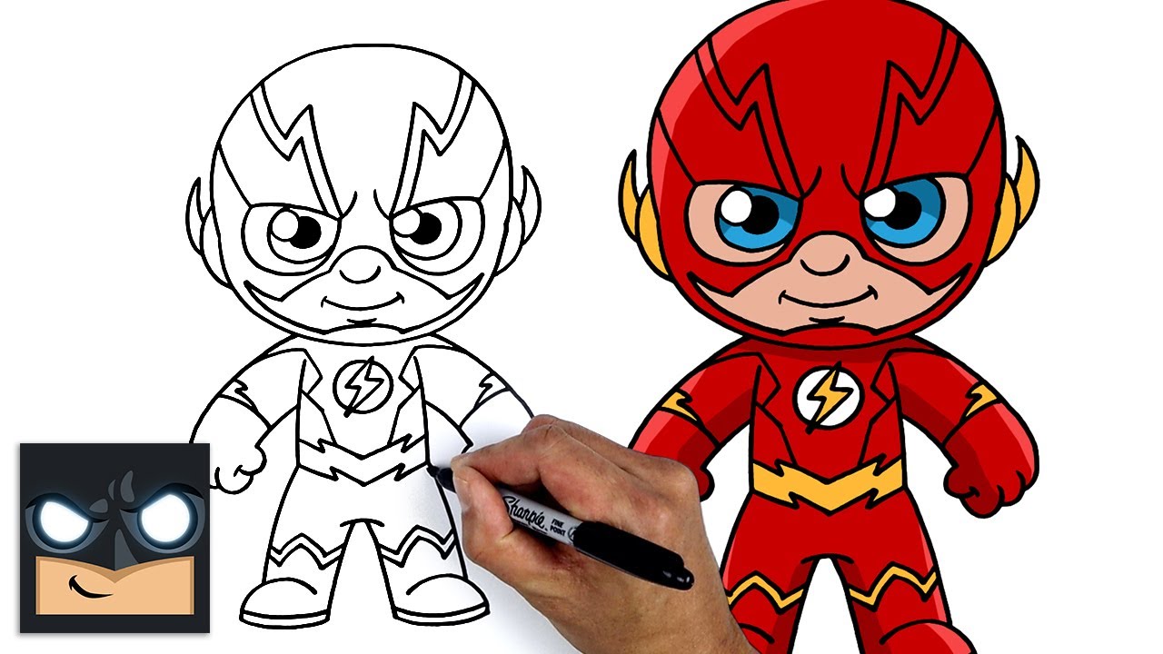 How To Draw THE FLASH - Cartooning Club Tutorial