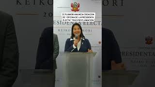 Keiko Fujimori da conferencia tras proclamación del JNE como presidenta electa | El Comercio