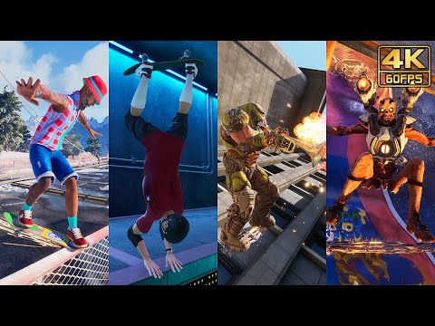 Tony Hawk's Pro Skater 3 + 4 - ALL SPECIAL TRICKS (TH3) @ 4K 60ᶠᵖˢ ✔