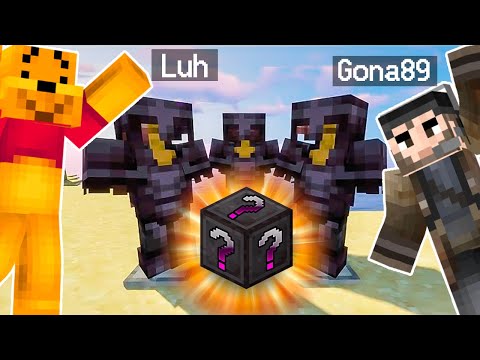 ¡NETHERITE LUCKY BLOCKS! | Minecraft con Luh