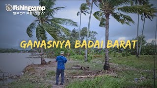 DIHANTAM BADAI BARAT + HUJAN TANPA AMPUN || FISHINGCAMP INDONESIA SPOT REVIEW
