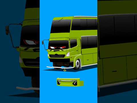 MODIF TRUK HINO TI JADI BUS TINGKAT#trukmania #trukpasir #trukoleng #foryou #truktronton #trukmolen