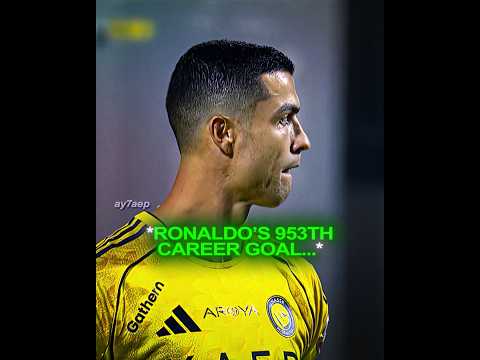 Ronaldo Scores His 953th Career Goal And Breaks A Crazy Record 🐐🔥