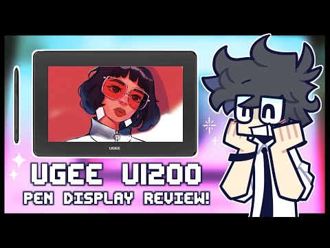 UGEE U1200 Pen Display Review + 2 SpeedPaint!