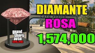 GTA V ONLINE CAYO PERICO COM DIAMANTE ROSA 1,574,000