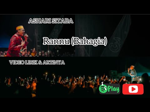 Ashari Sitaba - Rannu (Lirik)
